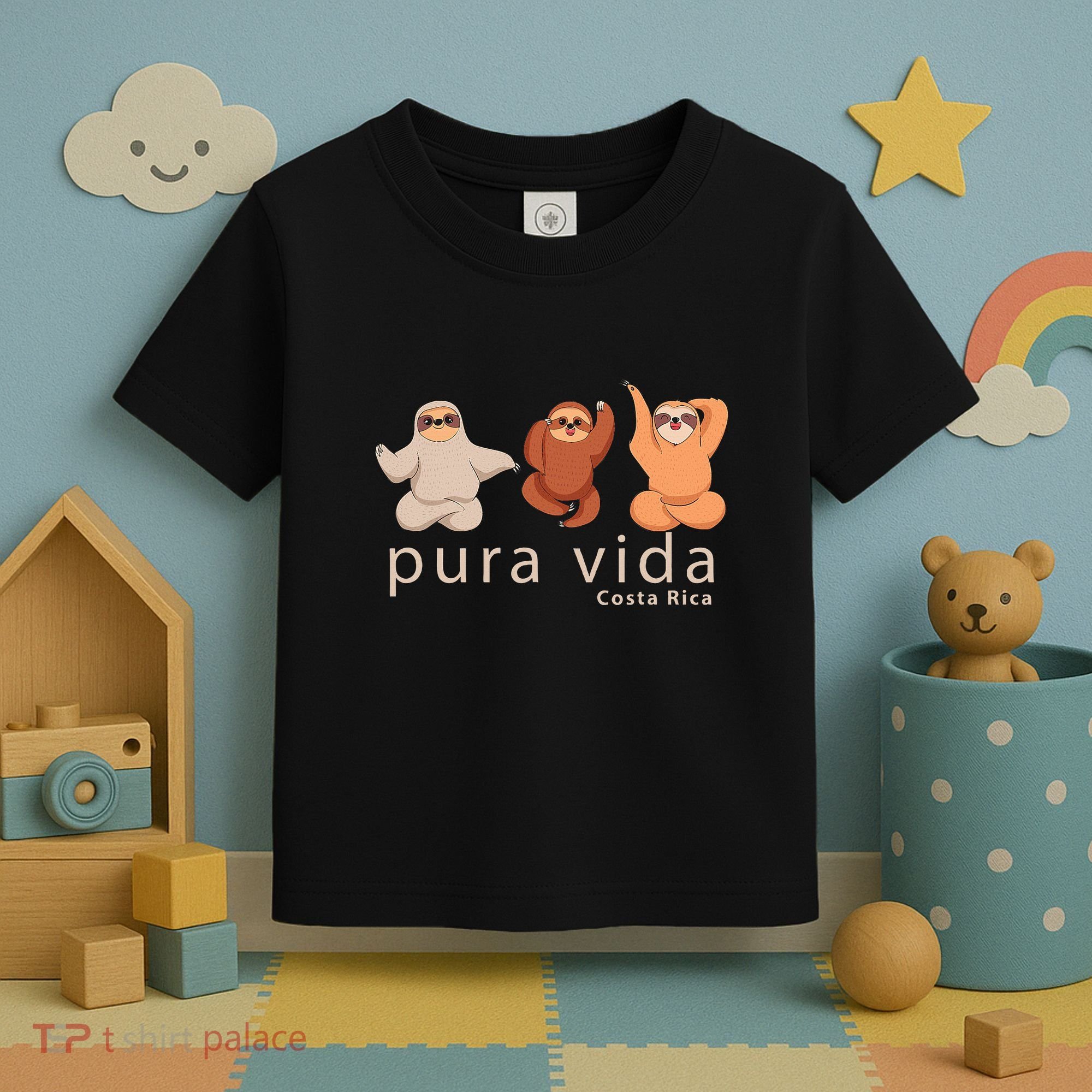Costa Rica Sloth Toddler T-Shirt