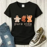 Costa Rica Sloth Women's T-Shirt thumb 3