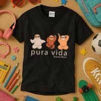 Costa Rica Sloth Kids T-Shirt thumb 3