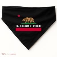 California Republic State Flag Cool Gift USA-Made Doggie Bandana thumb 0