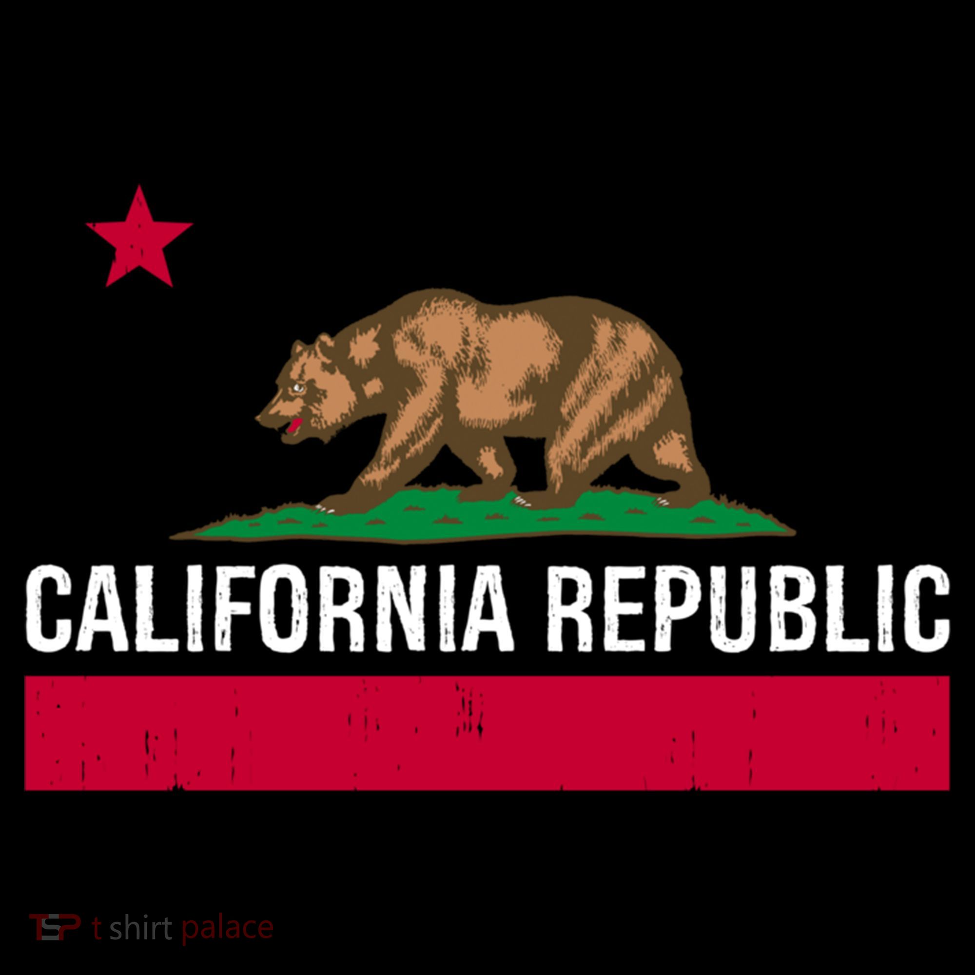 California Republic State Flag Cool Gift Ornament