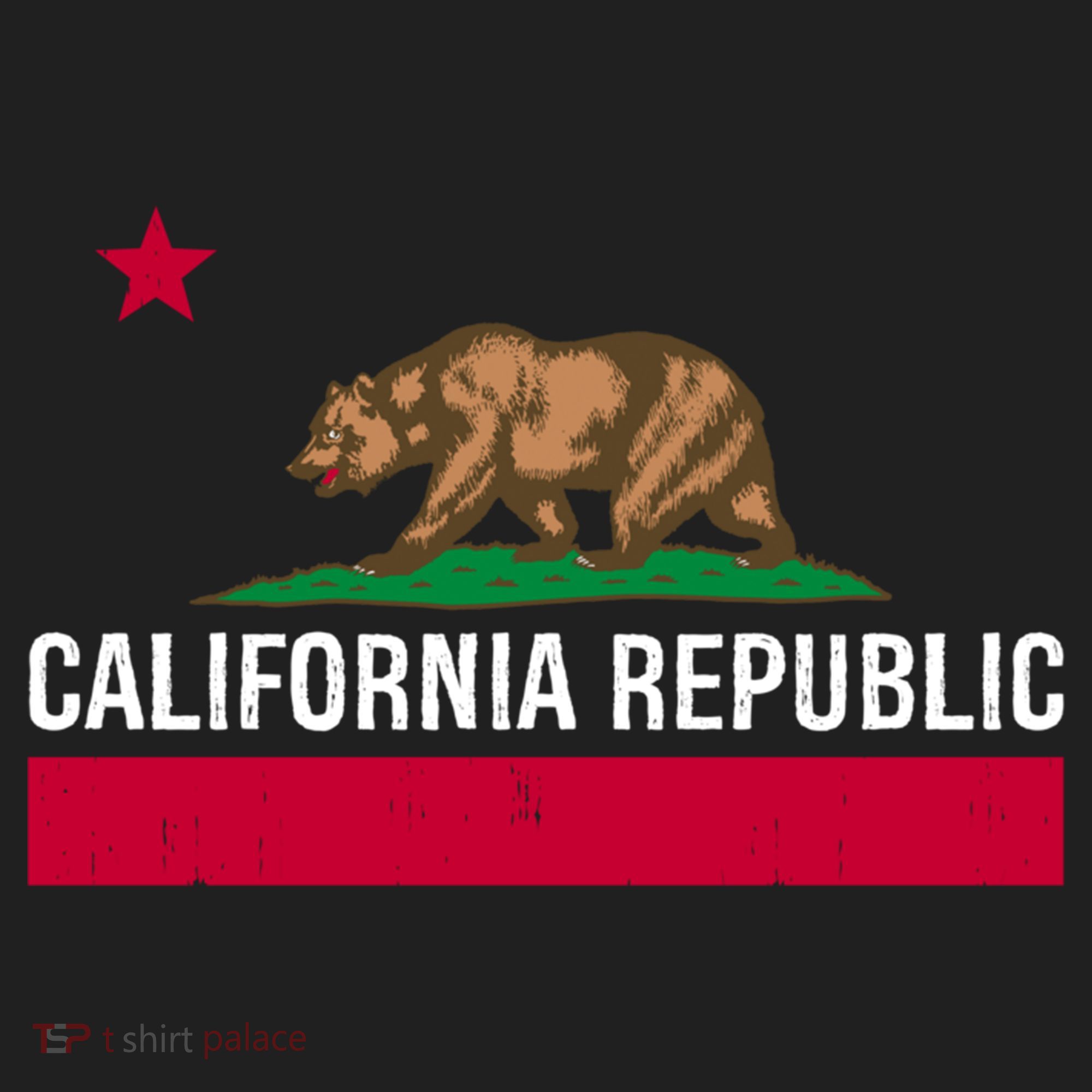 California Republic State Flag Cool Gift Golf Towel