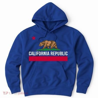 California Republic State Flag Cool Gift Hoodie