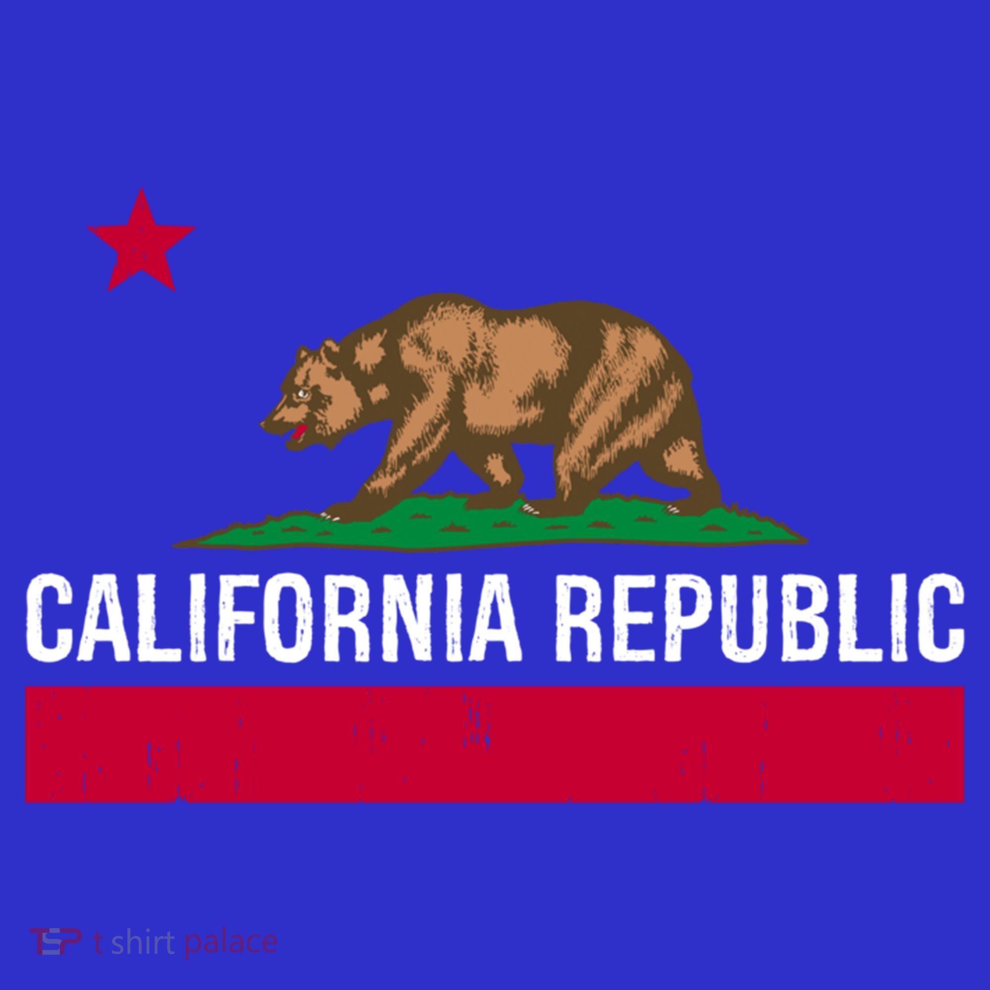 California Republic State Flag Cool Gift Long Sleeve Shirt