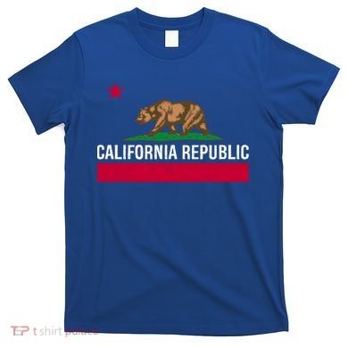 California Republic State Flag Cool Gift T-Shirt