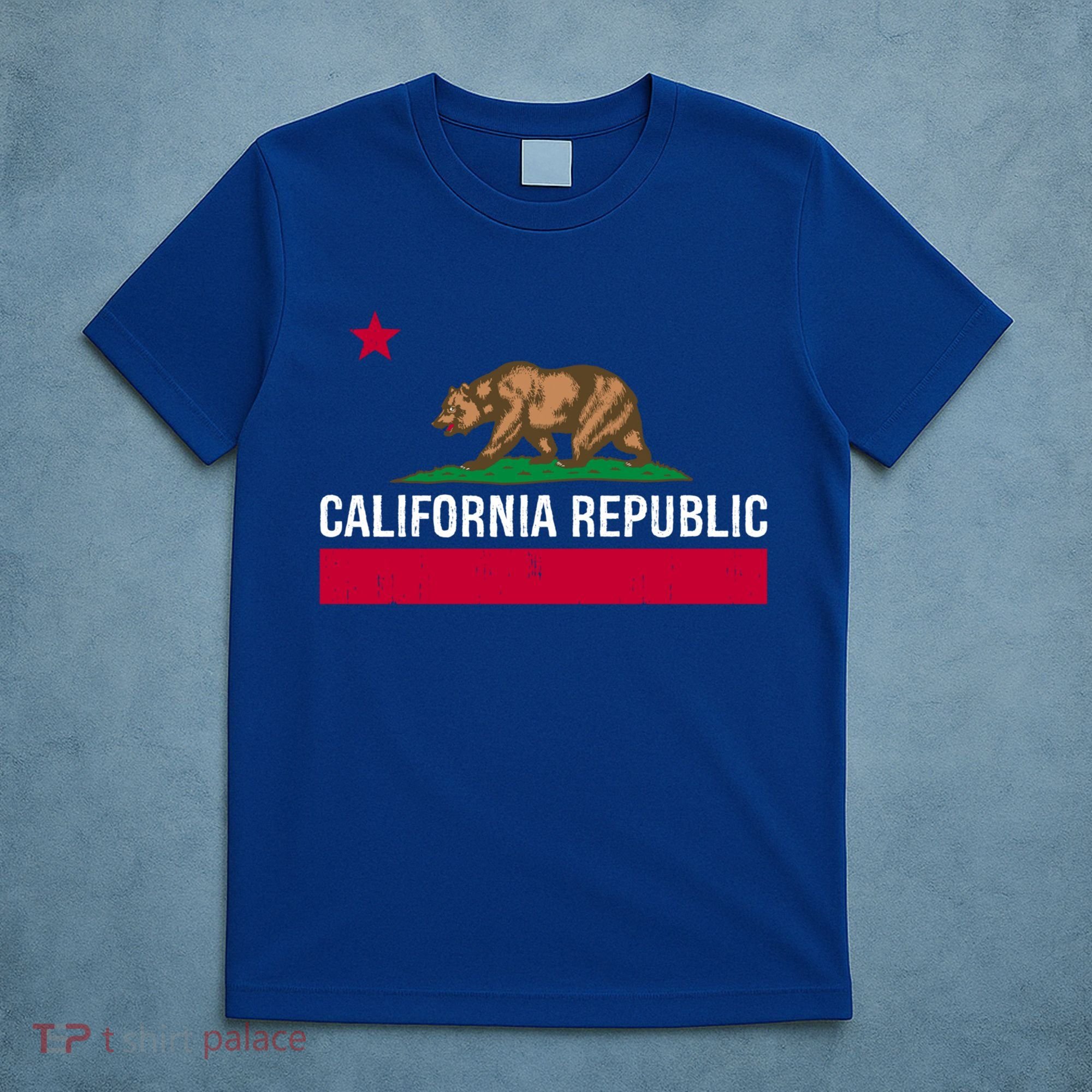 California Republic State Flag Cool Gift T-Shirt
