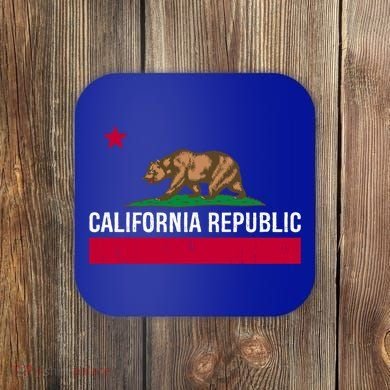 California Republic State Flag Cool Gift Coaster