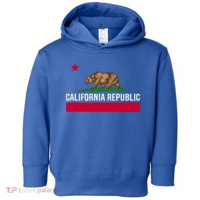 California Republic State Flag Cool Gift Toddler Hoodie