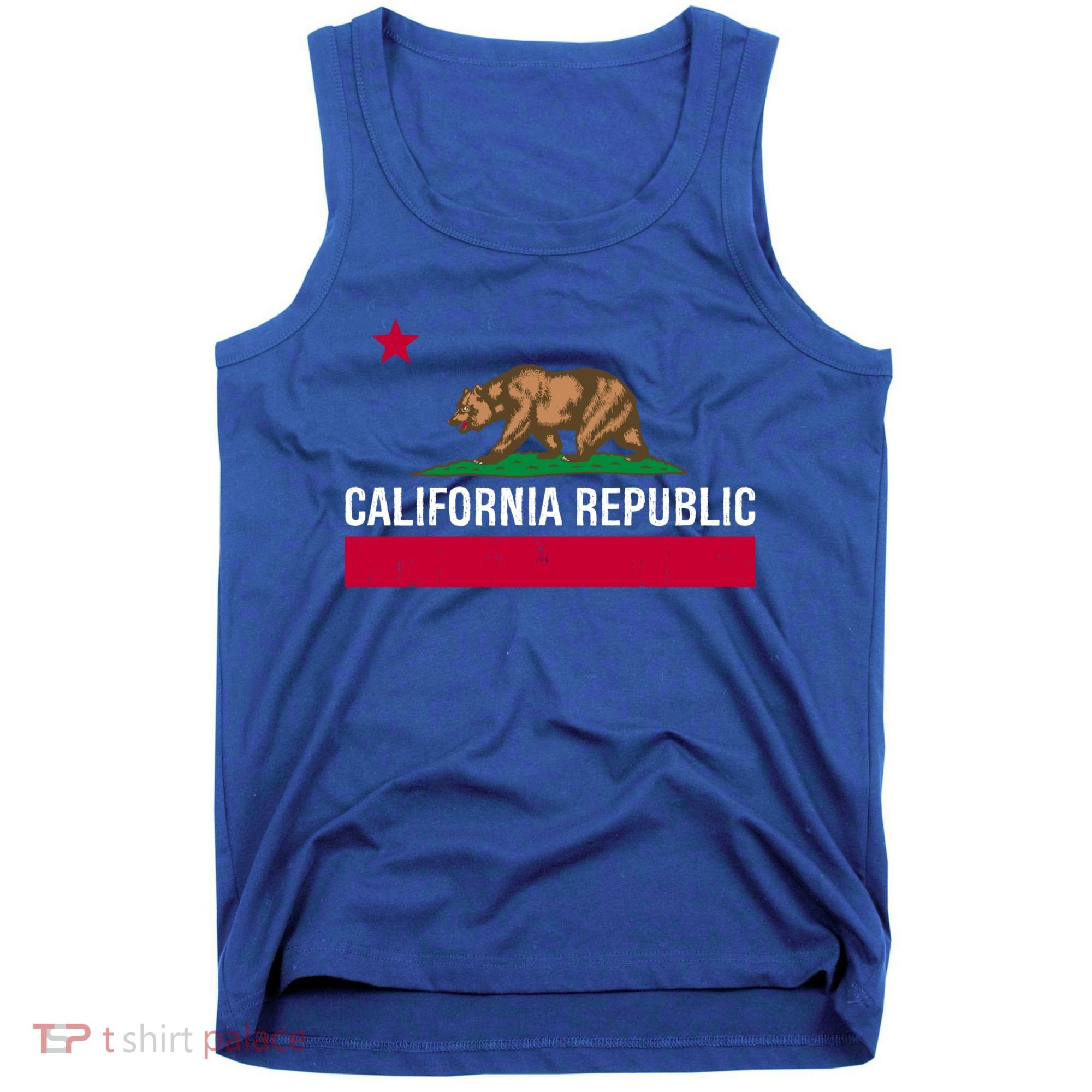 California Republic State Flag Cool Gift Tank Top