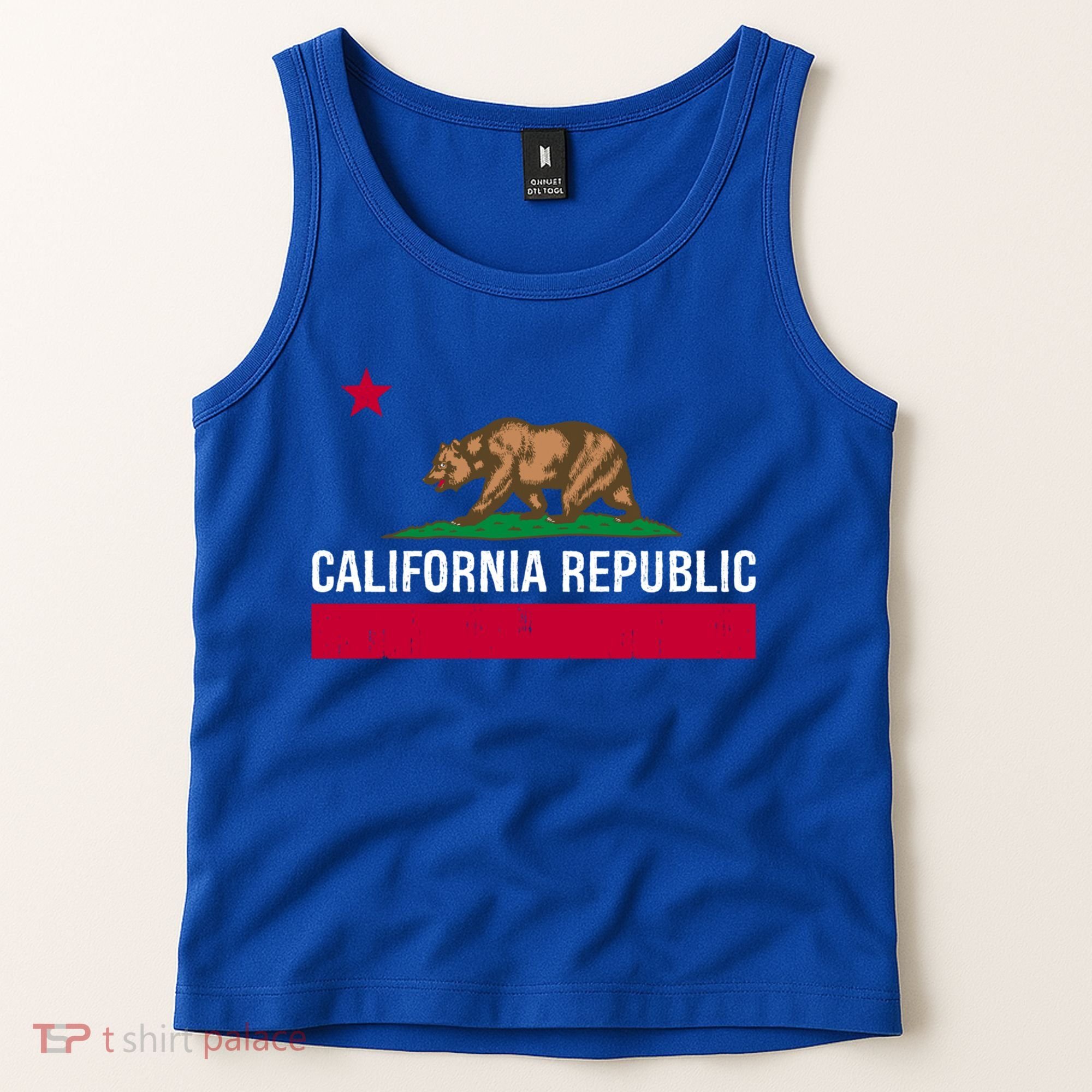 California Republic State Flag Cool Gift Tank Top