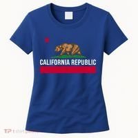 California Republic State Flag Cool Gift Women's T-Shirt thumb 0