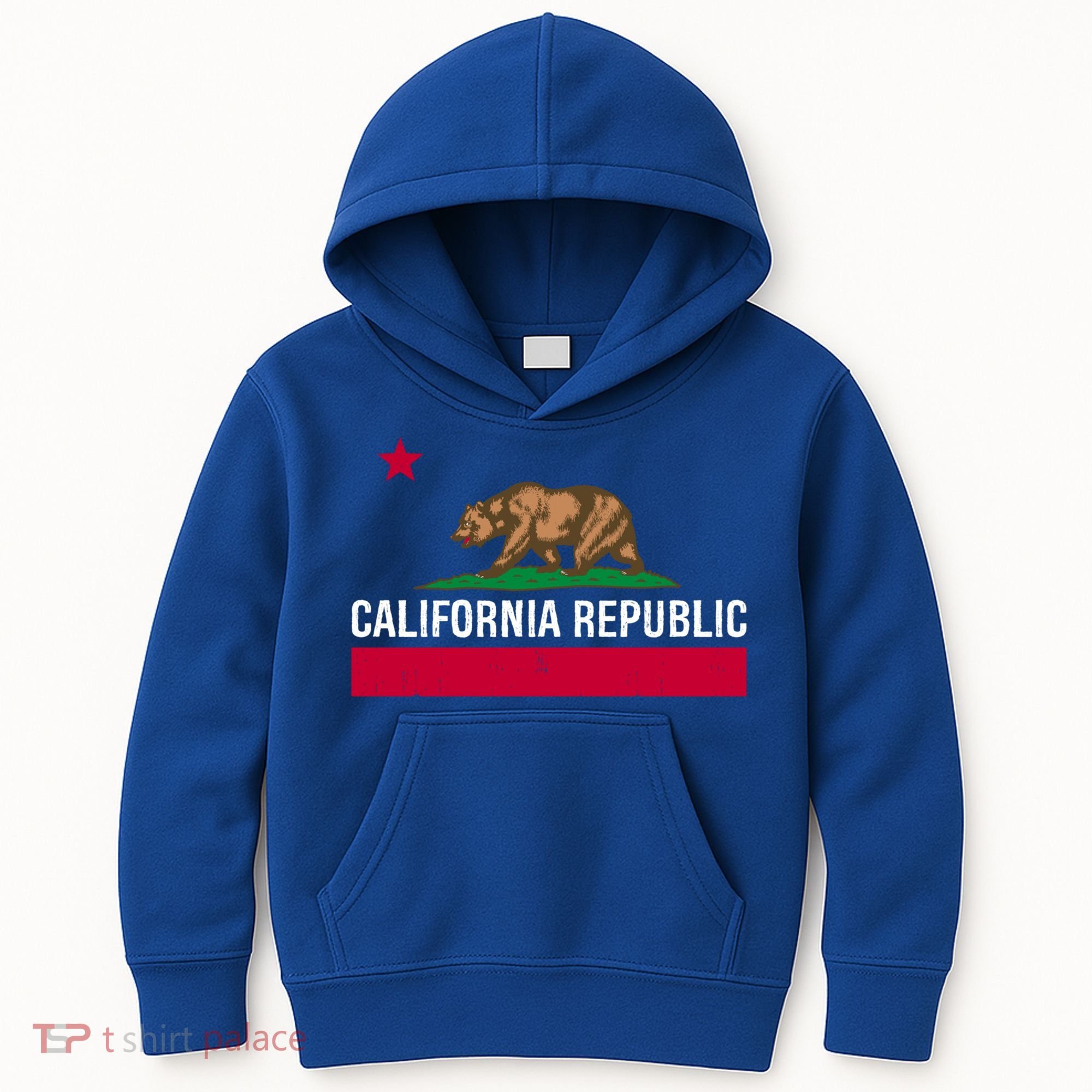 California Republic State Flag Cool Gift Kids Hoodie