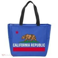 California Republic State Flag Cool Gift Tote Bag thumb 0
