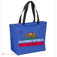 California Republic State Flag Cool Gift Tote Bag thumb 2