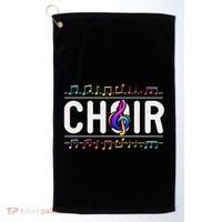 Choir Retro Singer Musician Teacher Choir Director Music Gift Golf Towel thumb 0
