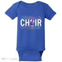 Choir Retro Singer Musician Teacher Choir Director Music Gift Baby Bodysuit thumb 0