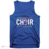 Choir Retro Singer Musician Teacher Choir Director Music Gift Tank Top thumb 0