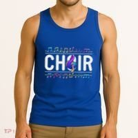 Choir Retro Singer Musician Teacher Choir Director Music Gift Tank Top thumb 3