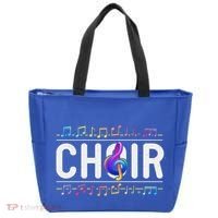 Choir Retro Singer Musician Teacher Choir Director Music Gift Tote Bag thumb 0