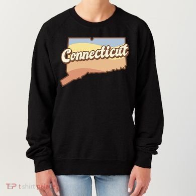 Connecticut Retro Sunset Logo Women's Sweatshirt