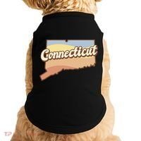 Connecticut Retro Sunset Logo Doggie Tank thumb 0