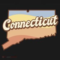 Connecticut Retro Sunset Logo Hoodie thumb 2