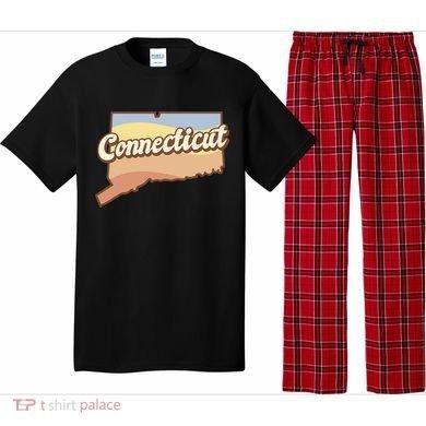 Connecticut Retro Sunset Logo Pajama Set