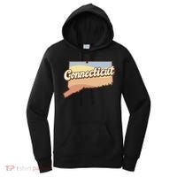 Connecticut Retro Sunset Logo Women's Hoodie thumb 0