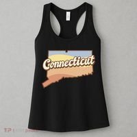 Connecticut Retro Sunset Logo Women's Tank Top thumb 3