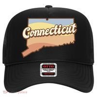 Connecticut Retro Sunset Logo Hat thumb 0