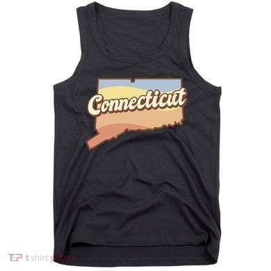 Connecticut Retro Sunset Logo Tank Top