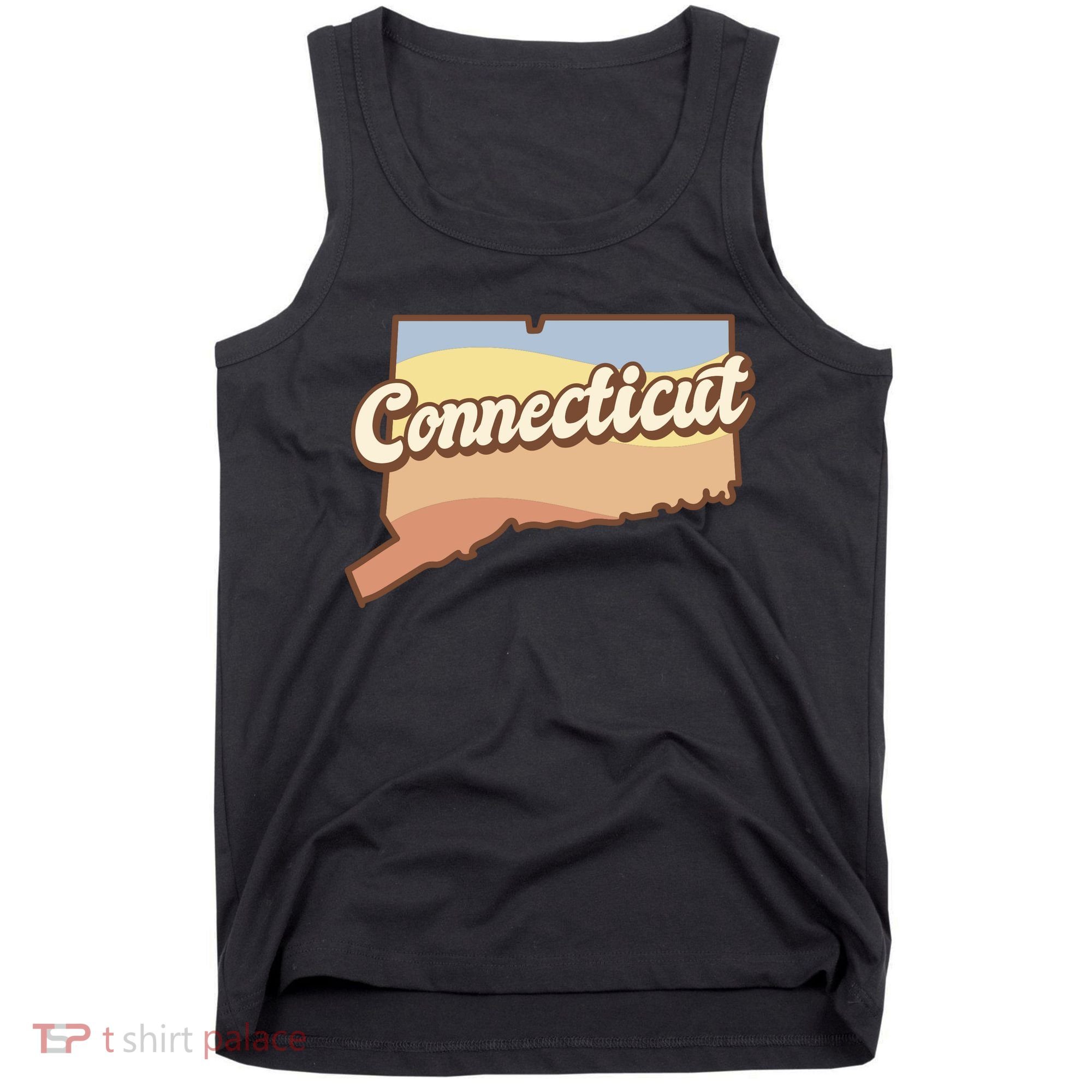 Connecticut Retro Sunset Logo Tank Top