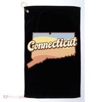 Connecticut Retro Sunset Logo Golf Towel thumb 0