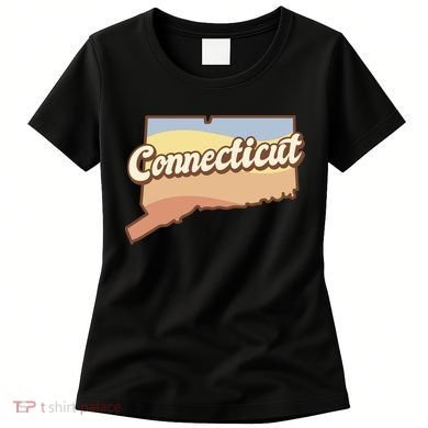Connecticut Retro Sunset Logo Women's T-Shirt