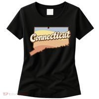 Connecticut Retro Sunset Logo Women's T-Shirt thumb 0