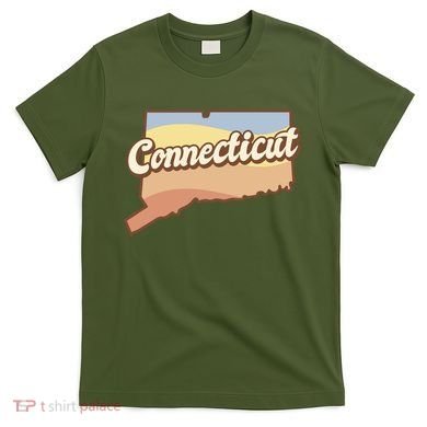 Connecticut Retro Sunset Logo T-Shirt