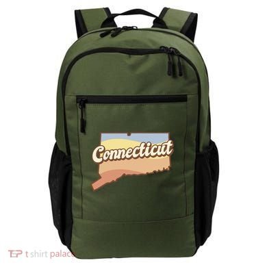 Connecticut Retro Sunset Logo Backpack