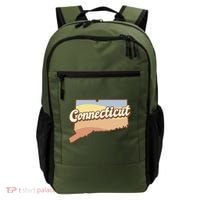 Connecticut Retro Sunset Logo Backpack thumb 0