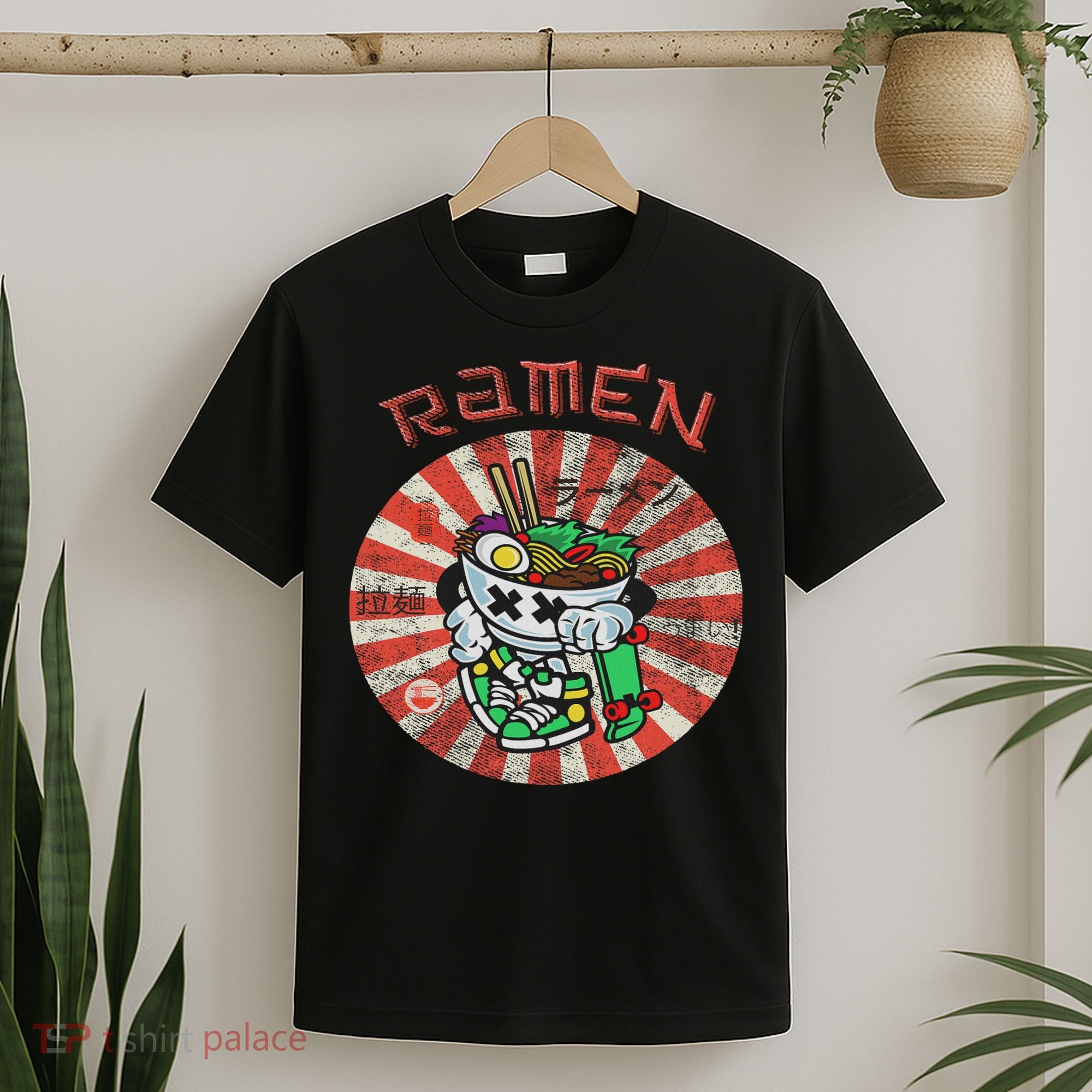 Cute Ramen Skater Kawaii Anime Skateboard Lover Ns T-Shirt