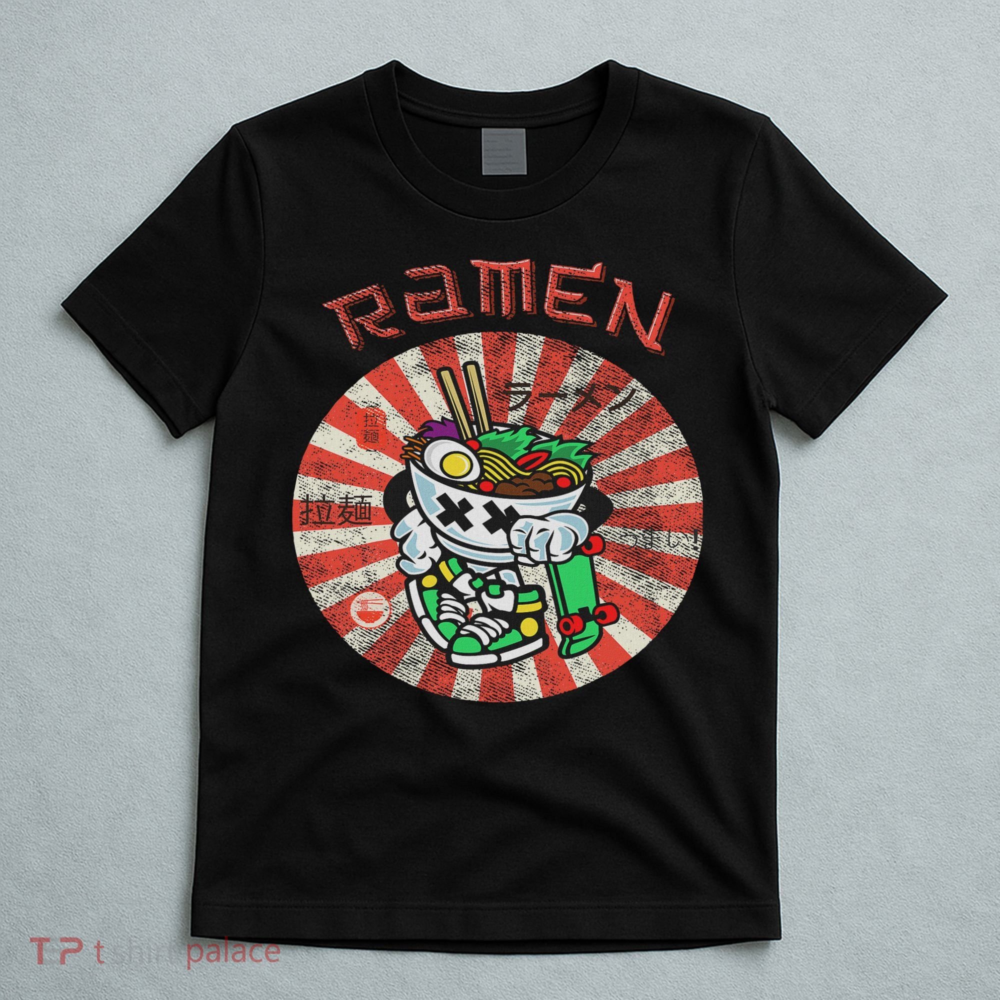 Cute Ramen Skater Kawaii Anime Skateboard Lover Ns T-Shirt