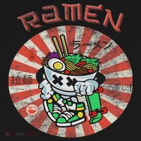 Cute Ramen Skater Kawaii Anime Skateboard Lover Ns Polo thumb 3