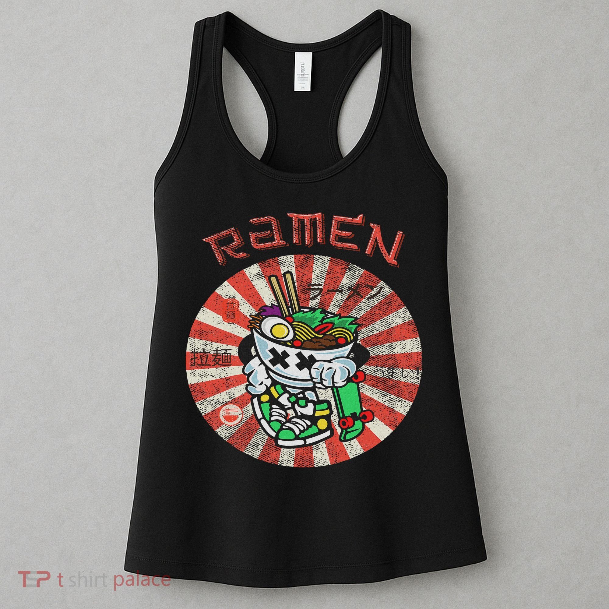 Cute Ramen Skater Kawaii Anime Skateboard Lover Ns Women's Tank Top