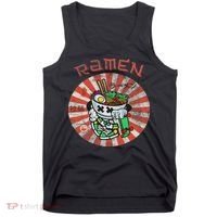 Cute Ramen Skater Kawaii Anime Skateboard Lover Ns Tank Top thumb 0