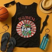 Cute Ramen Skater Kawaii Anime Skateboard Lover Ns Tank Top thumb 4