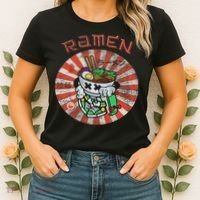Cute Ramen Skater Kawaii Anime Skateboard Lover Ns Women's T-Shirt thumb 2