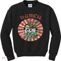 Cute Ramen Skater Kawaii Anime Skateboard Lover Ns Kids Sweatshirt thumb 0