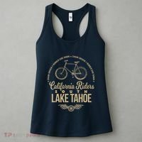 California Riders South Lake Tahoe Bicycle Cycling Women's Tank Top thumb 3