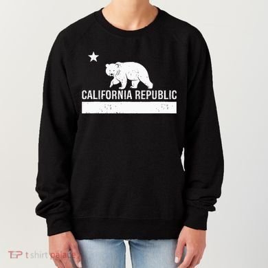 California Republic State Flag Women's Sweatshirt