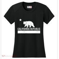 California Republic State Flag Women's Cooling Performance Crew T-Shirt thumb 0