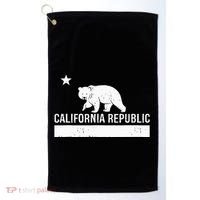 California Republic State Flag Golf Towel thumb 0